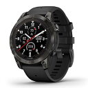 【中古】ガーミン(GARMIN) fenix 7 Pro Sapphire Dual Power Ti Carbon Gray/Black ソーラー充電可能 マ...