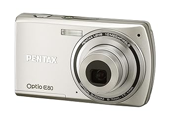 【中古】PENTAX デジタルカメラ Optio E80 1000万画素 光学3倍ズーム 単三電池仕様 OPTIOE80