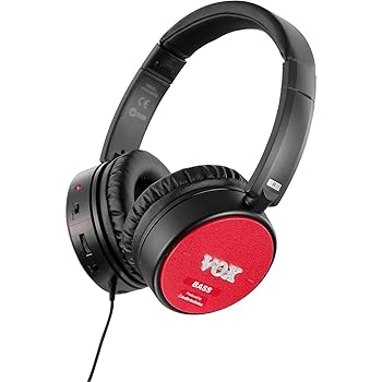 【中古】VOX ヘッドフォン amPlug内蔵 amPhones Bass ベースに直接プラグ・イン 個人練習に最適 電池駆..