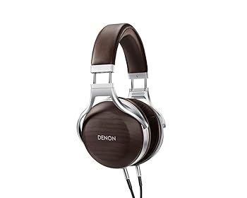 【中古】デノン Denon AH-D5200 ヘッドホン オーバーヘッド 密閉ダイナミック型 ハイレゾ対応 ウッドハウジング AH-D5200EM ゼブラウッド