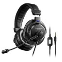 【中古】audio-technica ヘッドセット テレワーク/在宅勤務/実況 ブラック ATH-770XCOM
