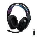 【中古】Logicool G ゲーミングヘッドセット G535 ワイヤレス ヘッドセット G535BK 超軽量 236g マイク付き 充電 33時間連続使用可能...