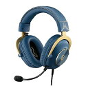 【中古】Logicool G PRO X ゲーミングヘッドセット LoL 有線 Dolby 7.1ch 3.5mm usb Blue VO!CE搭載高性能 マイ...