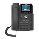 【中古】Fanvil X3U-Pro 2.8インチ カラーディスプレイ 6 SIPライン 3ラインキー IPv4 & IPv6 PoE & GigE G.722...