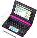 【中古】CASIO Ex-word 電子辞書 一般・総合モデル(家庭・実用向け) ビビッドピンク 100コンテンツ・1000文学作品・クラシック1000フレーズ収録 ツインカ(2)