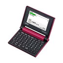 【中古】カシオ 電子辞書 レッド XD-C500RD(2)