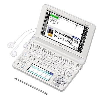 【中古】カシオ 電子辞書 エクスワード ビジネスモデル コンテンツ160 XD-U8600WE ホワイト