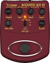 【中古】ベリンガー BEHRINGER ADI21 V-TONE ACOUSTIC アコースティックギター用プリアンプ