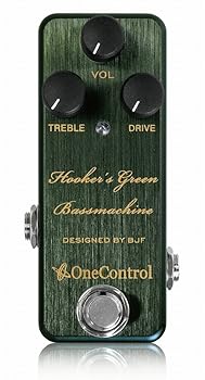【中古】One Control ワンコントロール エフェクター ベース用 オーバードライブ Hooker's Green Bass Machine