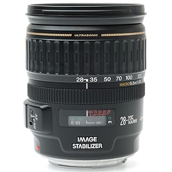【中古】Canon 標準ズームレンズ EF28-135mm F3.5-5.6 IS USM フルサイズ対応