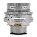 【中古】Leica 50mm f/ 2.8 シルバー Elmarit M マニュアルフォーカスレンズ (11823)