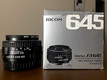 【中古】PENTAX 標準~中望遠単焦点レンズ FA645 75mmF2.8 645マウント 645サイズ・645Dサイズ 26121
