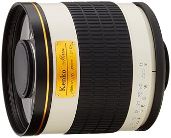 【中古】Kenko 望遠レンズ ミラーレンズ 500mm F6.3 DX マニュアルフォーカス フィルム/デジタル一眼対応
