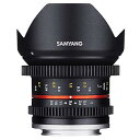 【中古】SAMYANG 単焦点広角レンズ 12mm T2.2 フジフイルム X用 APS-C用
