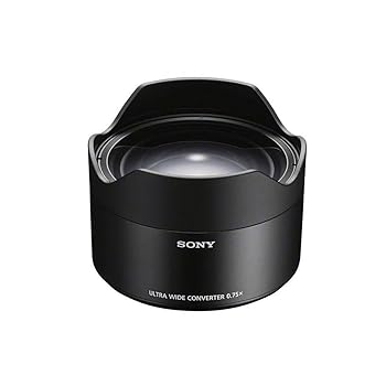 【中古】Sony SEL075UWC 21mm f/2.8-22 ウルトラワイドコンバータレンズ ミラーレスカメラ用 ブラック