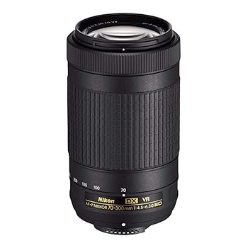 【中古】Nikon AF-P DX NIKKOR 70-300mm f/4.5-6.3G ED VR レンズ Nikon DSLRカメラ用