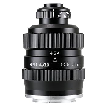 【中古】中一光学(ZHONG YI OPITCS) FREEWALKER 20mm F2 SUPER MACRO 4-4.5:1 (ソニーEマウント)