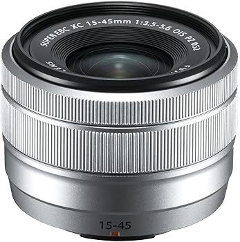 【中古】Fujinon XC15-45mmF3.5-5.6 OIS PZ レンズ - シルバー。 【中古】Fujinon XC15-45mmF3.5-5.6 OIS PZ レンズ - シルバー。