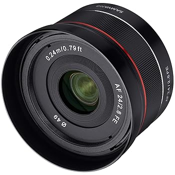 【中古】SAMYANG 単焦点広角レンズ AF 24mm F2.8 FE ソニーαE用 フルサイズ対応