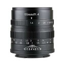【中古】七工匠 7artisans 5514FXB 55mm F1.4 Xマウント 富士フイルムX レンズ(4)
