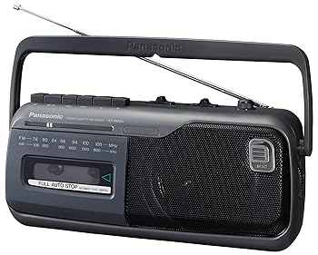 【中古】Panasonic ラジオカセット グレー RX-M40A-H