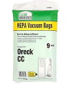 【中古】Clean Obsessed H-10 HEPAバッグ OreckタイプCC直立型掃除機に適合 (9袋パック)