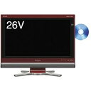 【中古】シャープ 26V型 液晶 テレビ AQUOS LC-26DX1-R ハイビジョン ブルーレイレコーダー内蔵 2008年モデル(2)