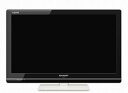 【中古】SHARP LEDAQUOS 24型 ホワイト系 LC-24K7-W(2)