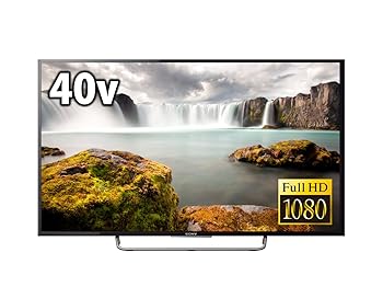 【中古】ソニー 40V型 液晶 テレビ ブラビア KJ-40W730C フルハイビジョン 外付けHDD裏番組録画対応 2015年モデル ブラック