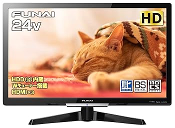 【中古】フナイ 24V型 液晶テレビ ハイビジョン ダブルチューナー 500GB HDD内蔵(裏番組録画対応) FL-24H2010 地上・BS・110度CSデジタル 【中古】フナイ 24V型 液晶テレビ ハイビジョン ダブルチューナー 500GB HDD内蔵(裏番組録画対応) FL-24H2010 地上・BS・110度CSデジタル