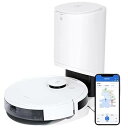 【中古】ECOVACS (エコバックス) ロボット掃除機 DEEBOT N8Pro+ 水拭き機能 アプリ対応 強力な吸引清掃 マッピング機能搭載 静音 自動ゴミ...