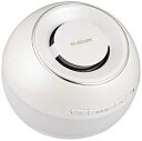 【中古】エレコム ワイヤレススピーカー Bluetooth/IPX7防水対応/光る3色LED ホワイト LBT-SPWP200WH