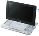 【中古】パナソニック ポータブルDVDプレーヤー 9型ワイド液晶搭載 DVD-LX97-S