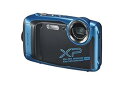 【中古】富士フイルム(FUJIFILM) 防水カメラ XP140 スカイブルー FX-XP140SB