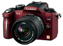 【中古】Panasonic デジタル一眼カメラ G2レンズキット(14-42mm/F3.5-5.付属) コンフォートレッド DMC-G2K-R