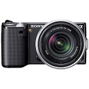 【中古】SONY デジタル一眼α NEX-5 ズームレンズキット ブラック NEX-5K/B