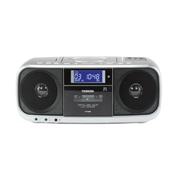 【中古】TOSHIBA CDラジオカセットレコーダー CUTEBEAT シルバー TY-CDK5(S)