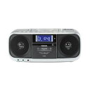 【中古】TOSHIBA CDラジオカセットレコーダー CUTEBEAT シルバー TY-CDK5(S)