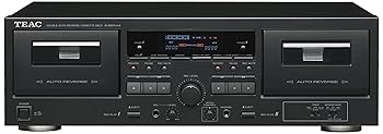 【中古】TEAC カセットデッキ ダブルオートリバース ブラック W-890R-B