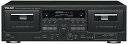 【中古】TEAC カセットデッキ ダブルオートリバース ブラック W-890R-B