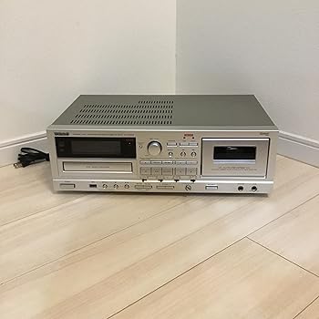 【中古】TEAC CD/カセットレコーダー USB接続対応 シルバー AD-RW900-S