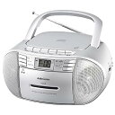 【中古】オーム電機 Audio Comm CDラジオカセットレコーダーシルバー 550S RCD-550Z-S