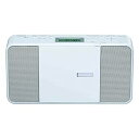 【中古】TOSHIBA(東芝) CDラジオ TY-C251(W) コンパクト スリム ボディー 縦型 ワイドFM 対応 外形寸法 280×149×63mm 質量...