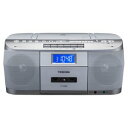 【中古】TOSHIBA CUTEBEAT CDラジオカセットレコーダー ホワイト TY-CDS6(W)