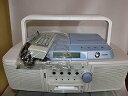 【中古】Victor ビクター JVC RC-Z1MD-W ホワイト CD-MDポータブルシステム Clavia クラビア (CD/MDデッキ)(ラジカセ形状)