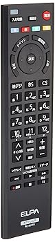 【中古】ELPA 地デジテレビリモコン 東芝・レグザ専用 RC-401TO