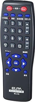 【中古】ELPA テレビリモコン RC-31D