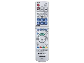 【中古】Panasonic ハイビジョンDVDレコーダー用リモコン N2QAYB000186