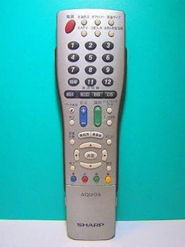【中古】シャープ テレビリモコン GA465WJSA