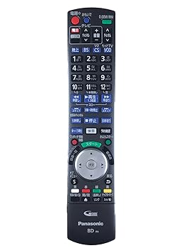 【中古】Panasonic ブルーレイディスクレコーダー用リモコン N2QAYB000920